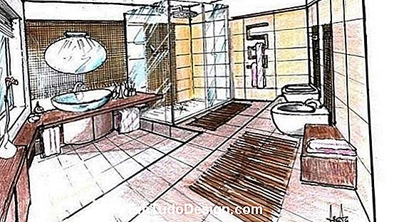 Fürdőszoba projekt három szinten mozaikburkolatokkal