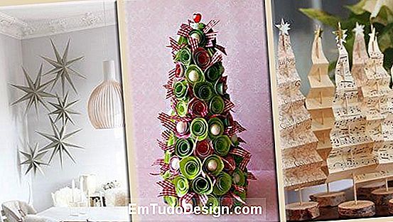 Napravite vlastiti dom s božićnim ukrasima u papiru