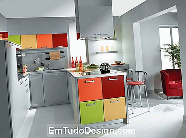 Cocinas en colores fluorescentes