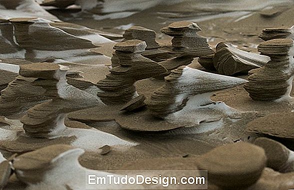 Erosion des structures de vent et de sable