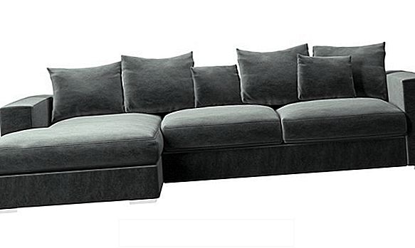 Sofas med halvøy