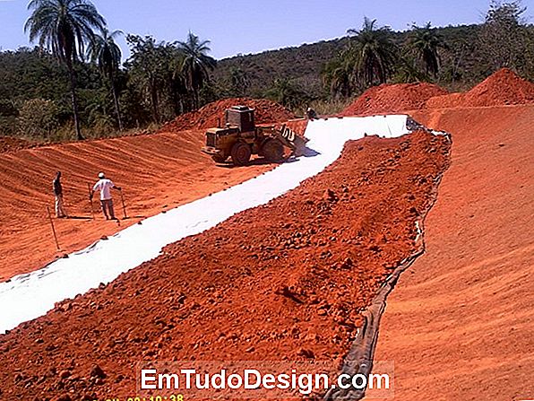 Vidraça de proteção para cal natural