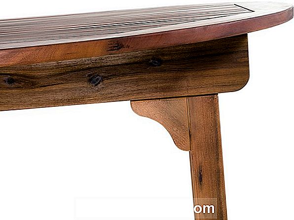 Mesa extensível de madeira para um convívio ergonômico
