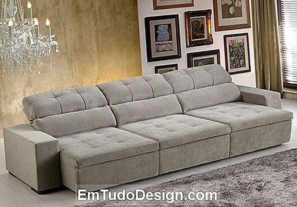 Novos tipos de sofás-cama, prático e confortável